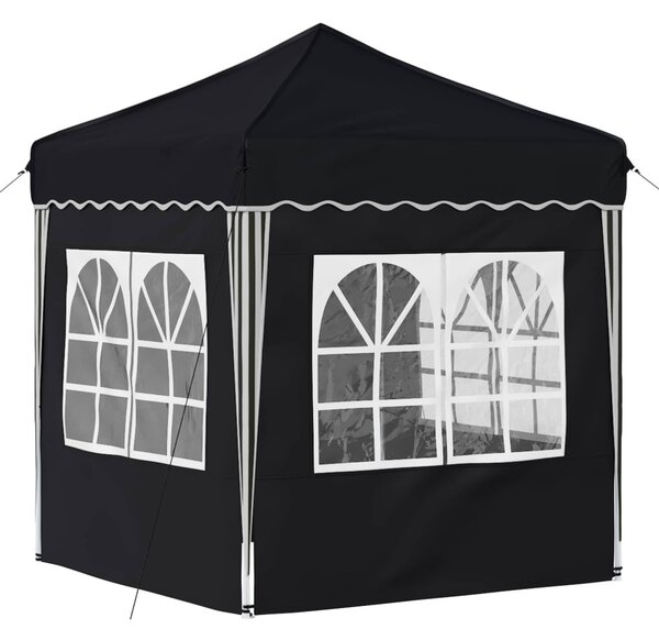 Parti sátor 195 x 195 x 245 cm Antracitszürke Oxford Szövet