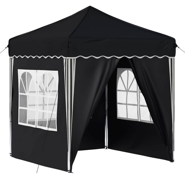 Parti sátor 195 x 195 x 245 cm Antracitszürke Oxford Szövet