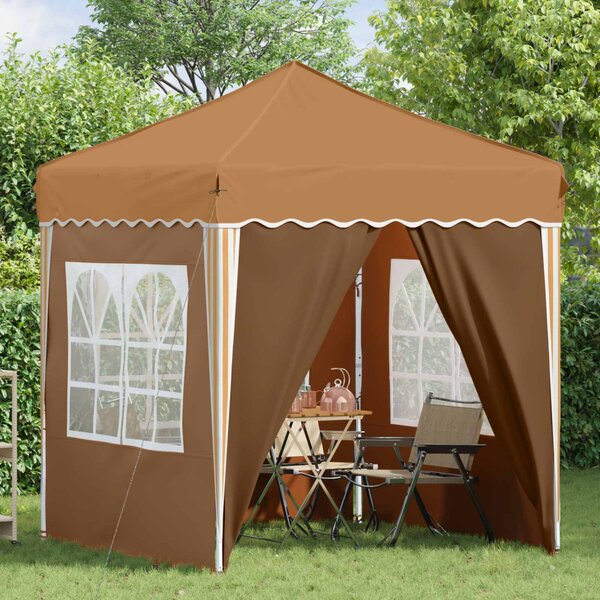 Parti sátor 195 x 195 x 245 cm Bézs Oxford Szövet