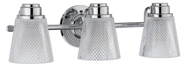 Quintiesse modern fürdőszobai lámpa hudson csiszolt króm elsqn-hudson3-bath IP44