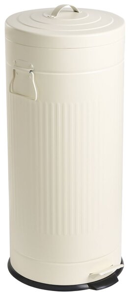 Pedálos szemetes kuka 30 L ECOAURA Fém Bézs