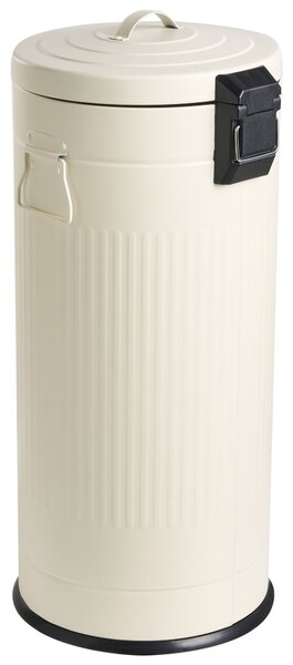 Pedálos szemetes kuka 30 L ECOAURA Fém Bézs