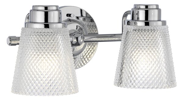 Quintiesse modern fürdőszobai lámpa hudson csiszolt króm elsqn-hudson2-bath IP44