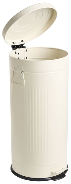 Pedálos szemetes kuka 30 L ECOAURA Fém Bézs
