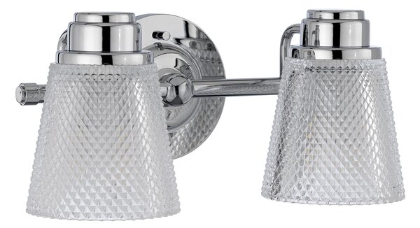 Quintiesse modern fürdőszobai lámpa hudson csiszolt króm elsqn-hudson2-bath IP44
