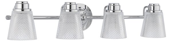 Quintiesse modern fürdőszobai lámpa hudson csiszolt króm elsqn-hudson4-bath IP44