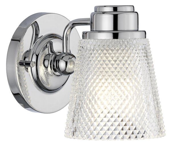 Quintiesse modern fürdőszobai lámpa hudson csiszolt króm elsqn-hudson1-bath IP44