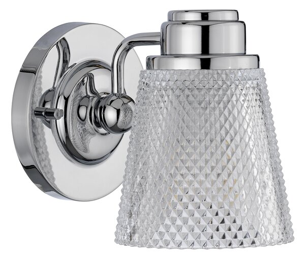 Quintiesse modern fürdőszobai lámpa hudson csiszolt króm elsqn-hudson1-bath IP44