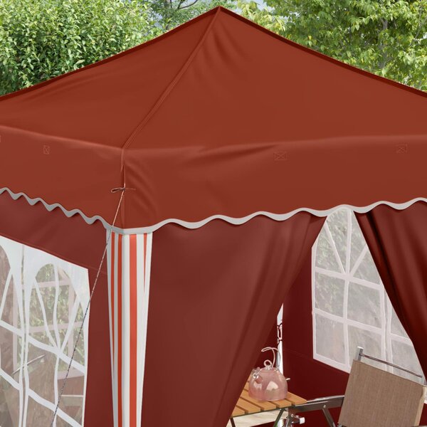 Parti sátor 195 x 195 x 245 cm Terrakotta Oxford Szövet