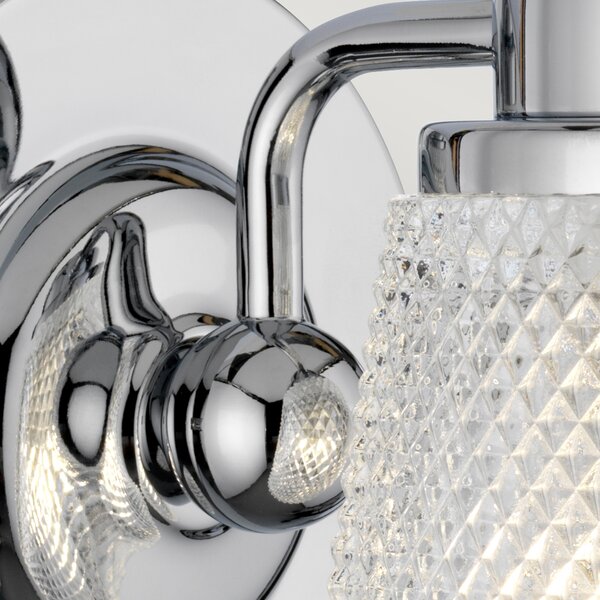 Quintiesse modern fürdőszobai lámpa hudson csiszolt króm elsqn-hudson1-bath IP44