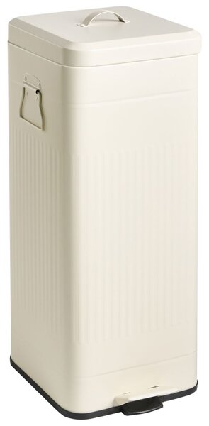 Pedálos szemetes kuka 30 L ECOCOMFORT Fém Bézs