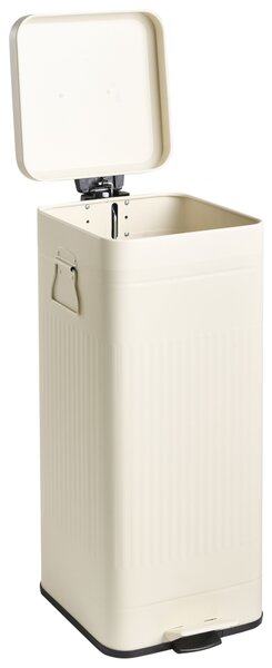 Pedálos szemetes kuka 30 L ECOCOMFORT Fém Bézs