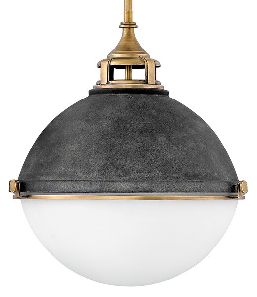 Quintiesse glamour modern függeszték fletcher antik cink sárgaréz elsqnfletcherplaz