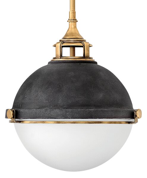 Quintiesse glamour modern függeszték fletcher antik cink sárgaréz elsqnfletcherpmaz
