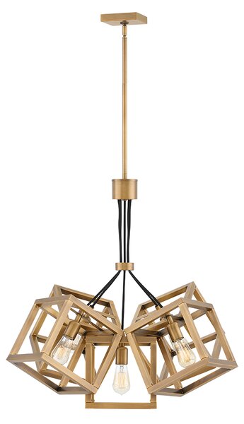 Quintiesse glamour modern függeszték ensemble csiszolt bronz elsqn-ensemble5p-bb