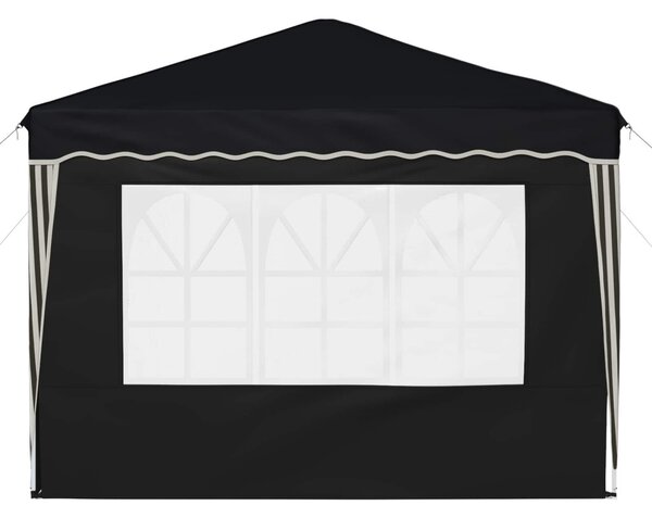 Parti sátor 288 x 288 x 245 cm Antracitszürke Oxford Szövet