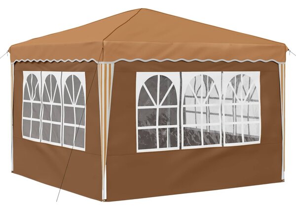 Parti sátor 288 x 288 x 245 cm Bézs Oxford Szövet