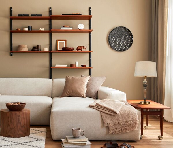Italux klasszikus boho asztali lámpa moren antik bronz lazac színű itxtb-84678-ab