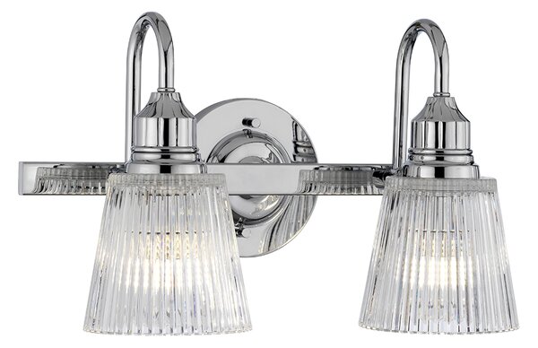 Quintiesse modern fürdőszobai lámpa addison csiszolt króm elsqn-addison2-bath IP44