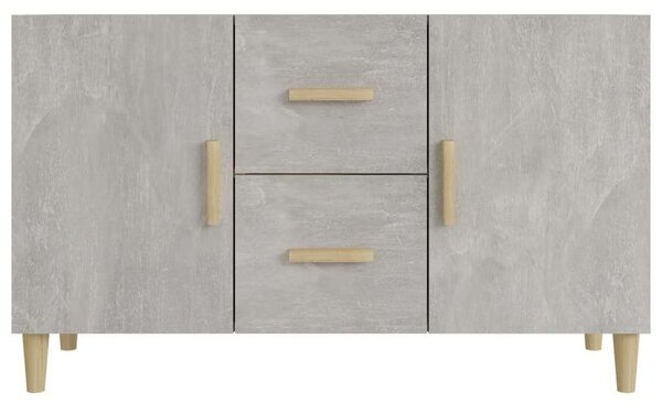 Modern Tálalóasztal - Betonszürke - 100x36x60 cm