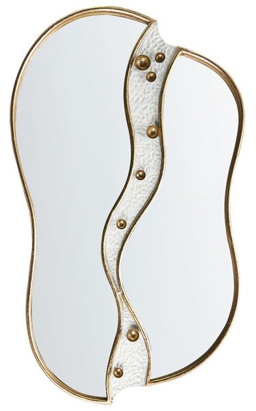 Falitükör TAWLEY 45 cm 76 cm Fém Arany