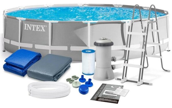 INTEX Prism Frame Pools Set fémvázas medence szett, 427 x 107 [cm]
