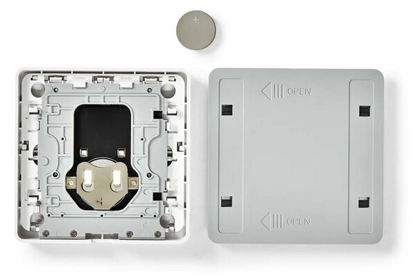 Nedis SmartLife Zigbee 3.0 fali kapcsoló fehér (ZBWS40WT)