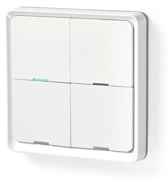 Nedis SmartLife Zigbee 3.0 fali kapcsoló fehér (ZBWS40WT)