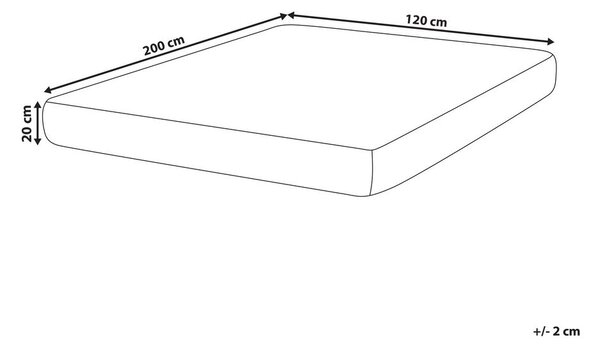 Latex zsebrugós matrac SPRINGY H2/3 közepes 120 x 200 cm