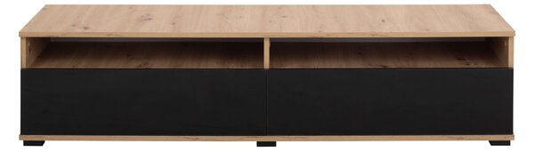 TV stolík Emar 150 - dub artisan/čierna
