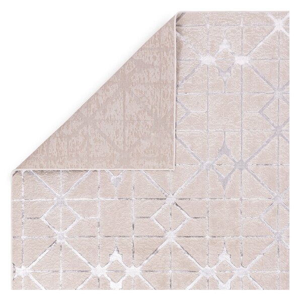 Ezüstszínű-rózsaszín szőnyeg 150x80 cm Aurora - Asiatic Carpets