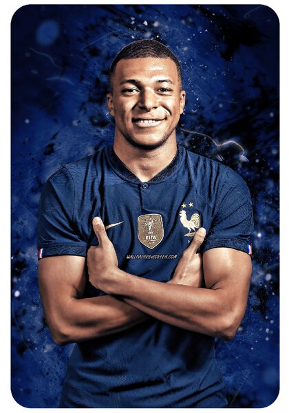 Textil falmatrica "Kylian Mbappé"