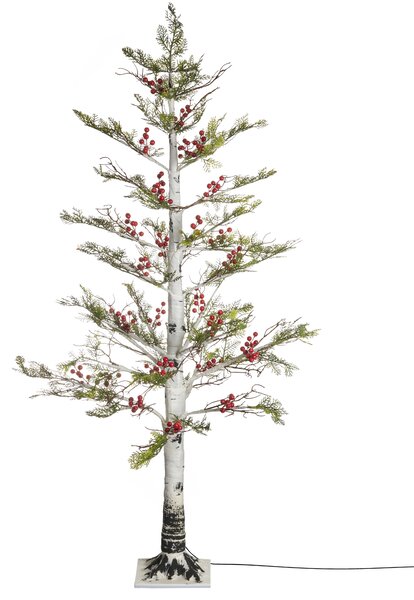 Kültéri dekoráció LED VASSLEN 160 cm Karácsonyfa Fehér