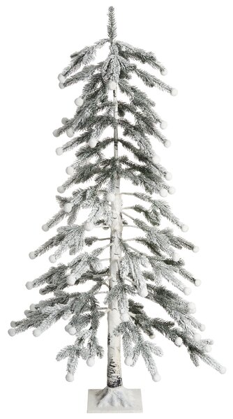 Kültéri dekoráció LED HASSLAN 125 cm Karácsonyfa Fehér