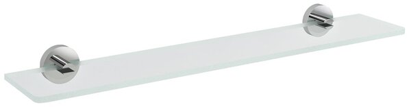 Sapho Sapho, X-ROUND üvegpolc 600mm, króm/átlátszó üveg, XR009-15