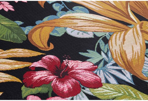 Fekete kültéri szőnyeg 80x165 cm Flair – Hanse Home