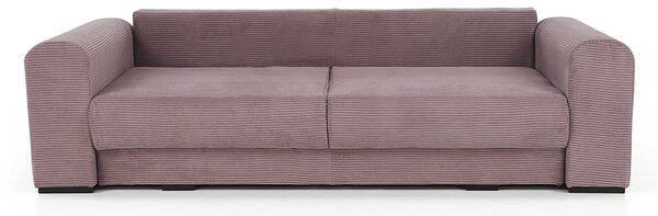 KONDELA Extra tágas kanapé, lila, őreg rózsaszín, bézs színű, GILEN BIG SOFA