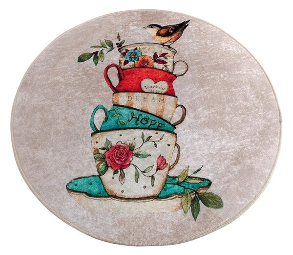 Cup fürdőszobaszőnyeg, Ø100 cm