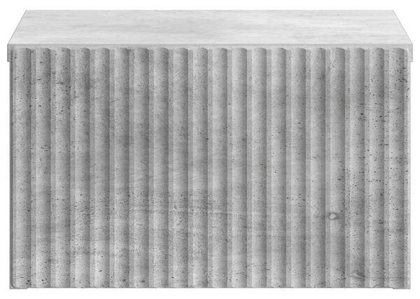 Fali éjjeli szekrény Betonszürke 33 x 34,5 x 20 cm Szerelt Fa