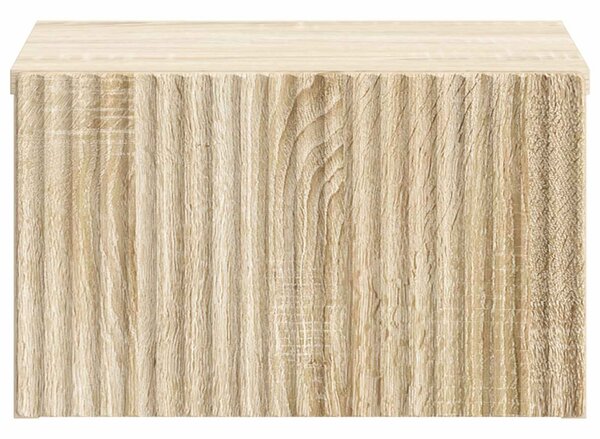 Fali éjjeli szekrény Sonoma Tölgy 33 x 34,5 x 20 cm Szerelt Fa