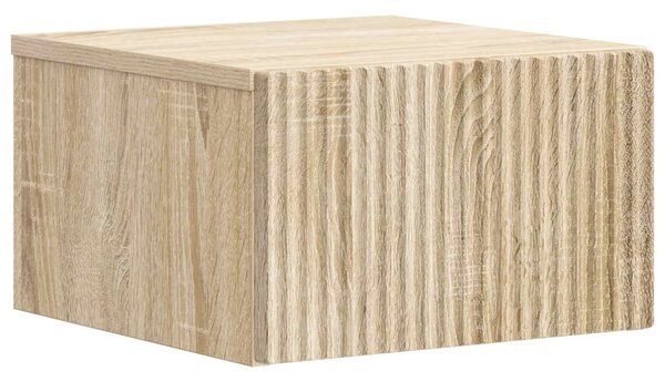 Fali éjjeli szekrény Sonoma Tölgy 33 x 34,5 x 20 cm Szerelt Fa