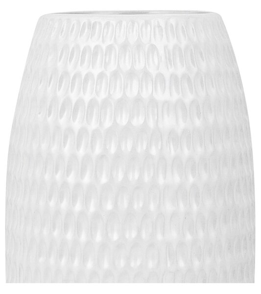Dekor váza LINZI Kőcserép 25 cm Fehér