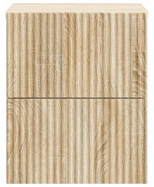 Fali éjjeli szekrény Sonoma Tölgy 33 x 34,5 x 40 cm Szerelt Fa