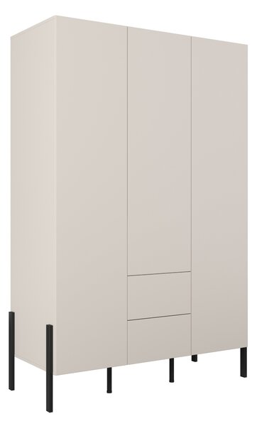 Gardróbszekrény Etsore 108, Laminált forgácslap, 210x139x60cm, Kasmír
