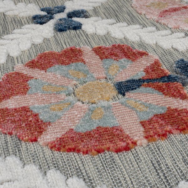 Szürke kültéri szőnyeg 230x160 cm Flora - Flair Rugs
