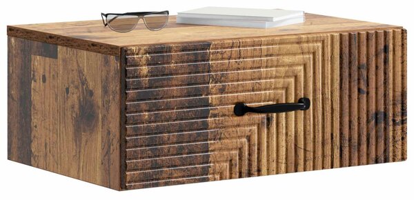 Fali éjjeli szekrény Antik Fa 49 x 34,5 x 20 cm Szerelt Fa