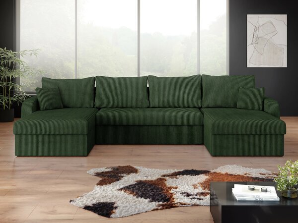 Sarokkanapé Comfivo Melissa II, Kárpit, 80x304x140cm