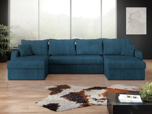 Sarokkanapé Comfivo Melissa II, Kárpit, 80x304x140cm