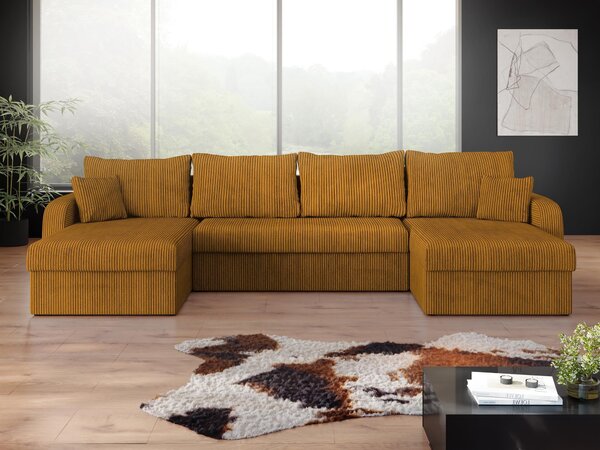 Sarokkanapé Comfivo Melissa II, Kárpit, 80x304x140cm