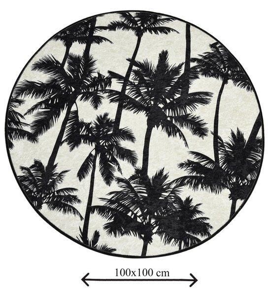 Palm fürdőszobaszőnyeg, Ø100 cm